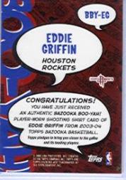 2003-04 Bazooka Boo-Yah #EG Eddie Griffin D back image