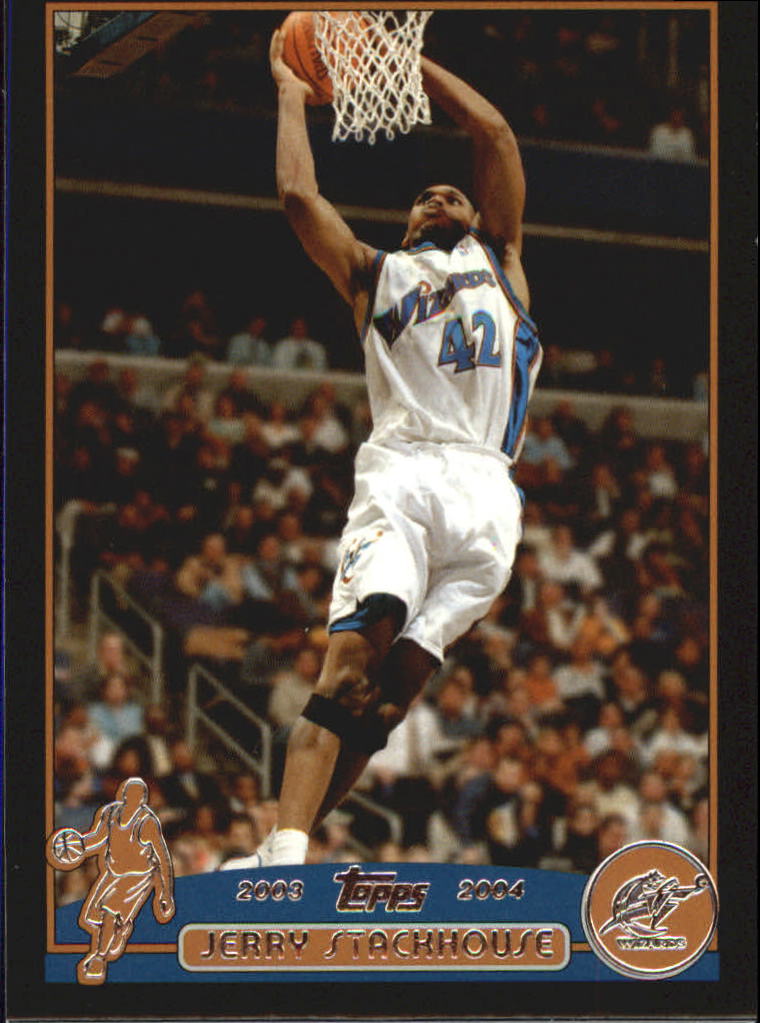 2003-04 Topps Black #52 Jerry Stackhouse