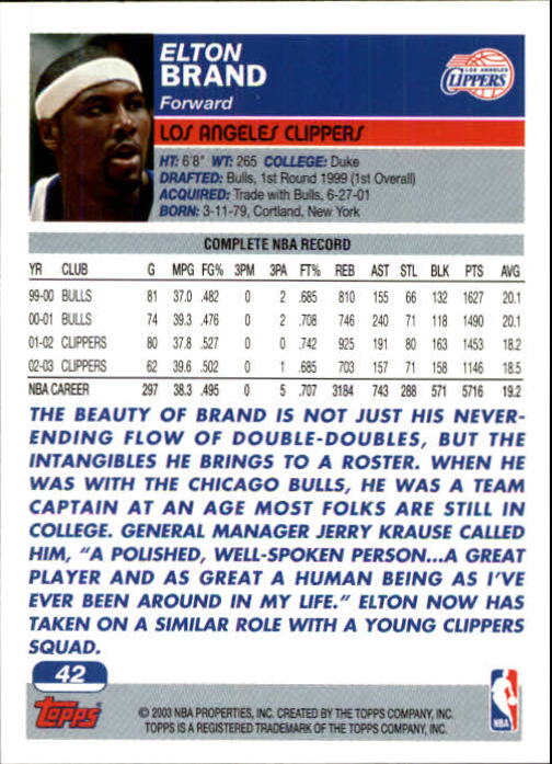 B1545- 2003-04 Topps Erste Ausgabe BK Karten 1-249 -du Pick- 15 + Gratis US Ship - Bild 33 von 315