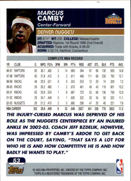 B1545- 2003-04 Topps Erste Ausgabe BK Karten 1-249 -du Pick- 15 + Gratis US Ship - Bild 43 von 315