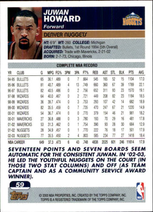 B1545- 2003-04 Topps Erste Ausgabe BK Karten 1-249 -du Pick- 15 + Gratis US Ship - Bild 53 von 315