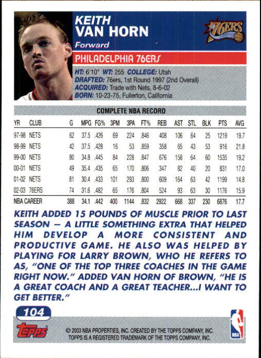 B1545- 2003-04 Topps Erste Ausgabe BK Karten 1-249 -du Pick- 15 + Gratis US Ship - Bild 119 von 315