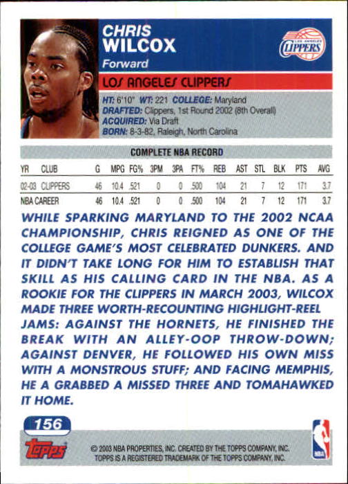 B1545- 2003-04 Topps Erste Ausgabe BK Karten 1-249 -du Pick- 15 + Gratis US Ship - Bild 199 von 315