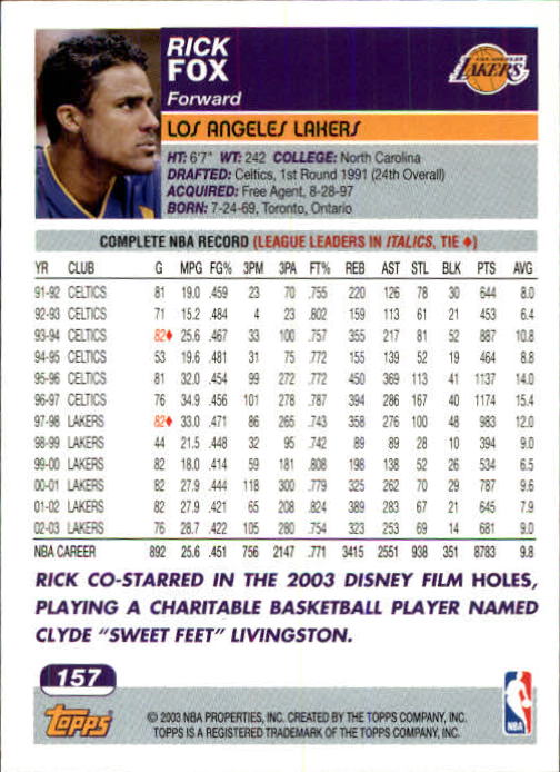 B1545- 2003-04 Topps Erste Ausgabe BK Karten 1-249 -du Pick- 15 + Gratis US Ship - Bild 201 von 315