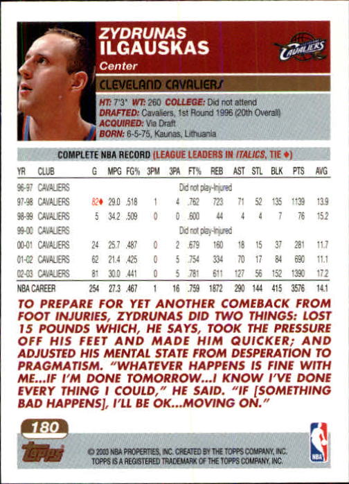 B1545- 2003-04 Topps Erste Ausgabe BK Karten 1-249 -du Pick- 15 + Gratis US Ship - Bild 241 von 315