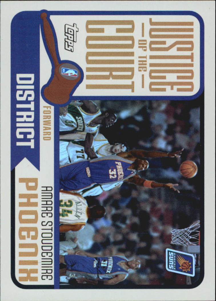 2003-04 Topps Justice of the Court #JC16 Amare Stoudemire