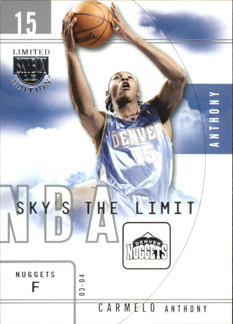 2003-04 SkyBox LE Sky's the Limit #18 Carmelo Anthony