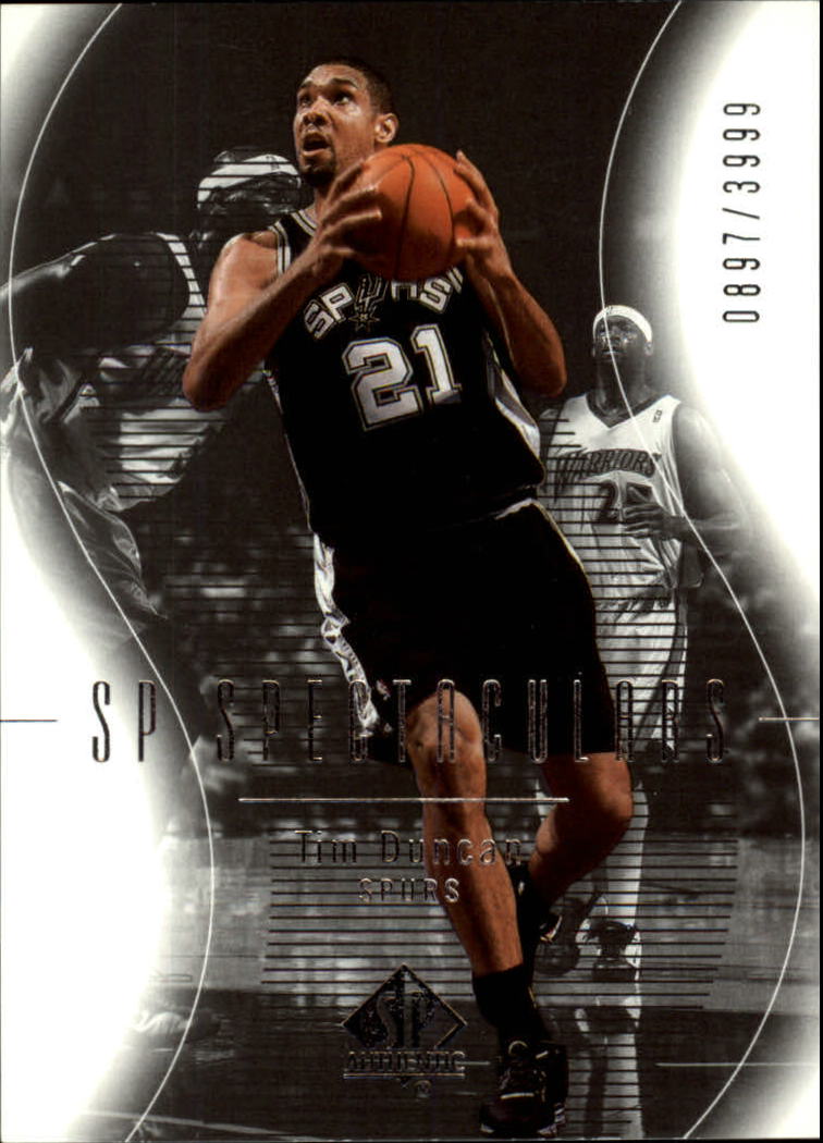 2003-04 SP Authentic #95 Tim Duncan SPEC