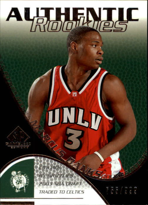 2003-04 SP Game Used #119 Marcus Banks RC