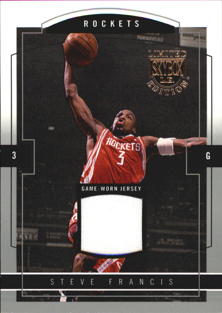 2003-04 SkyBox LE Jersey Proofs #83 Steve Francis