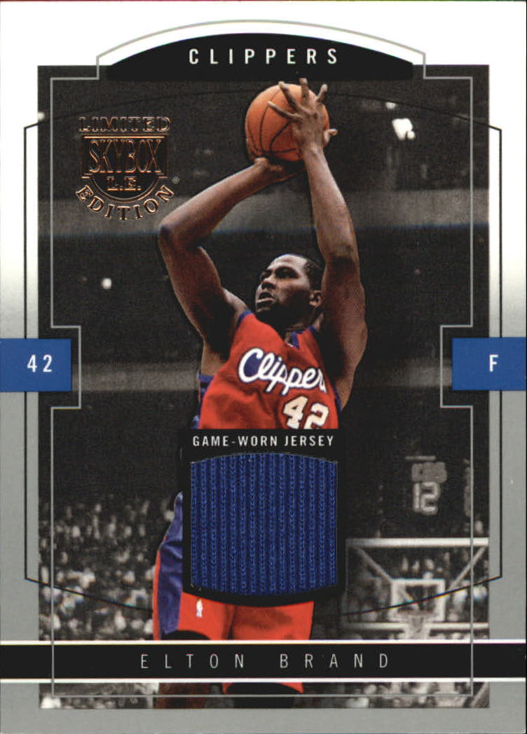 2003-04 SkyBox LE Jersey Proofs #38 Elton Brand