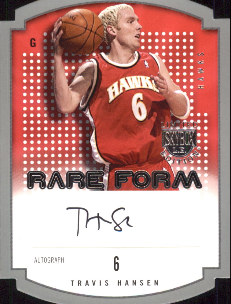 2003-04 SkyBox LE Rare Form Autographs 50 #24 Travis Hansen