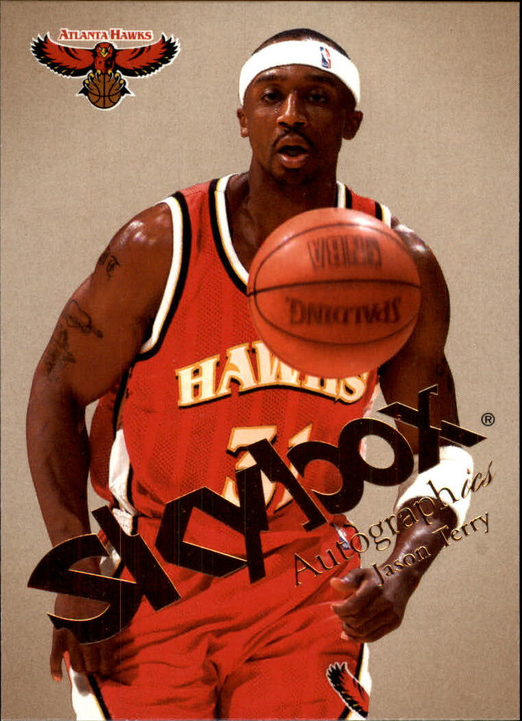 2003-04 Skybox Autographics - #82 Travis Outlaw /1500 (RC)