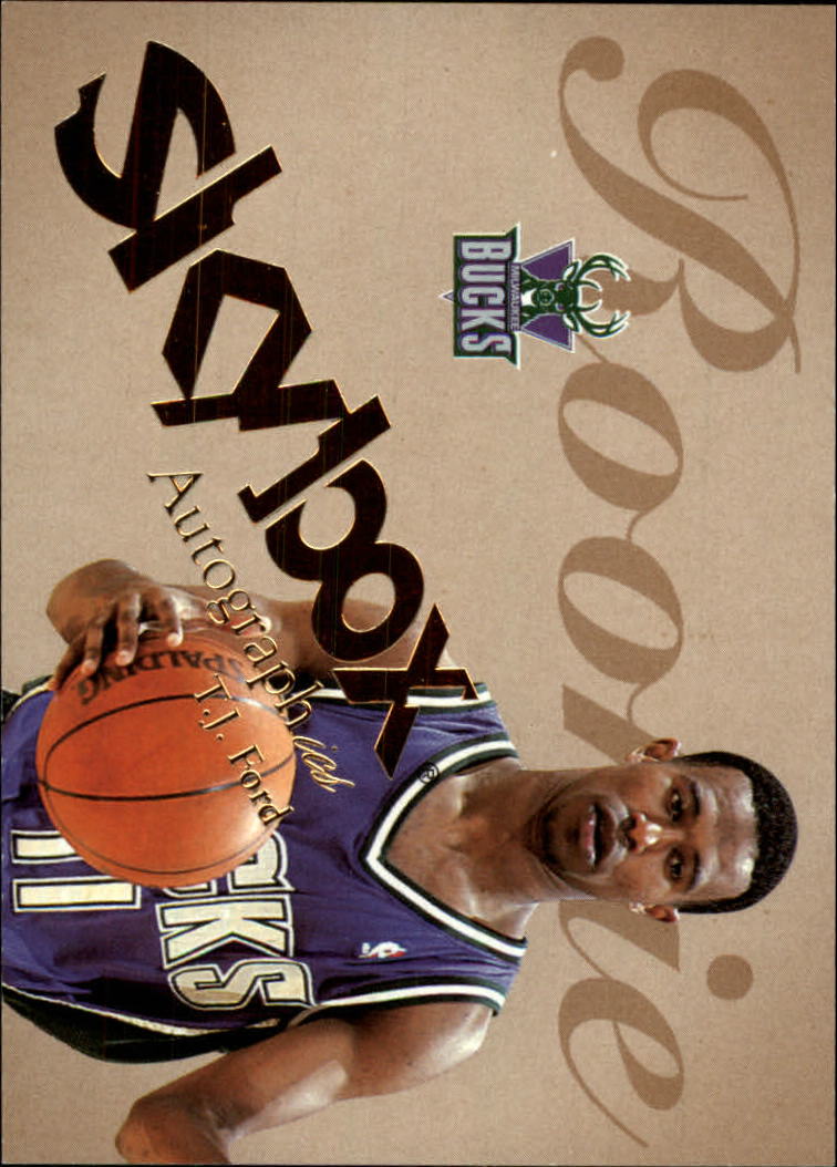 2003-04 SkyBox Autographics #84 T.J. Ford RC