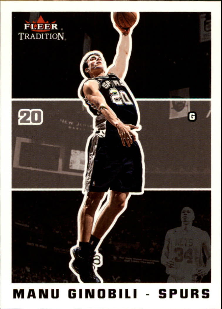 Manu Ginobili cards (2003-2018) Spurs - You Choose - Picture 10 of 163