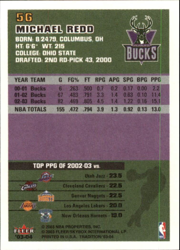 B4153- 2003-04 Fleer Tradition BK Karten + Einsätze -du Pick- 15 + Gratis US - Bild 55 von 248