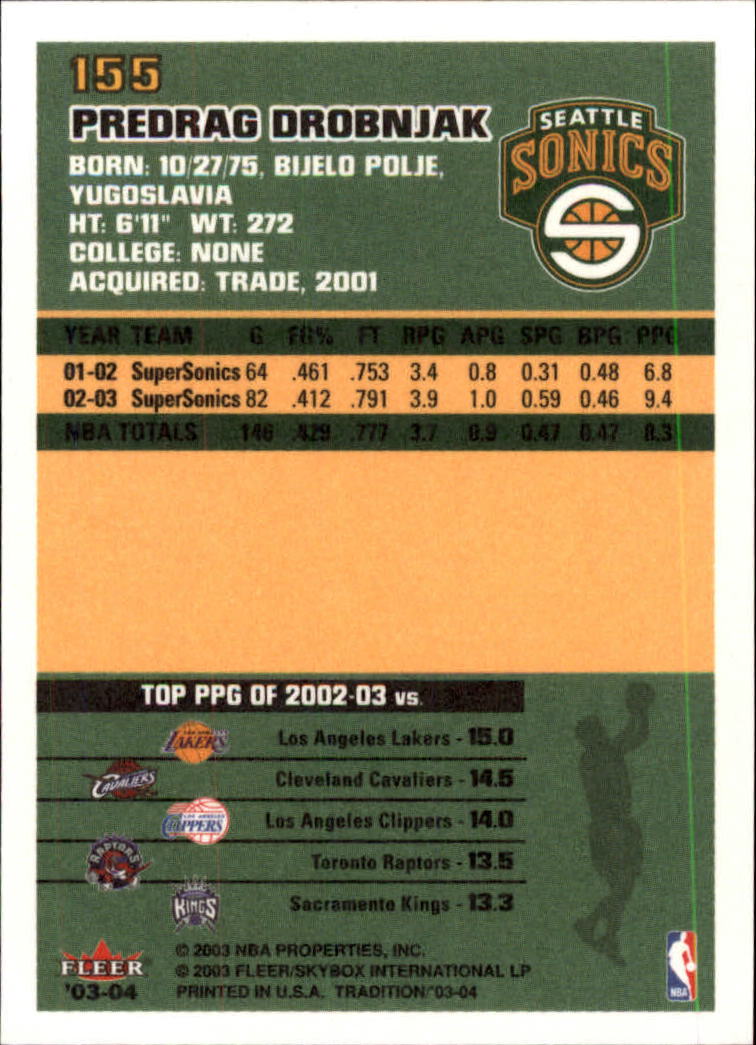 B4153- 2003-04 Fleer Tradition BK Karten + Einsätze -du Pick- 15 + Gratis US - Bild 149 von 248