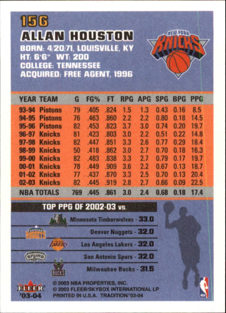 B4153- 2003-04 Fleer Tradition BK Karten + Einsätze -du Pick- 15 + Gratis US - Bild 151 von 248