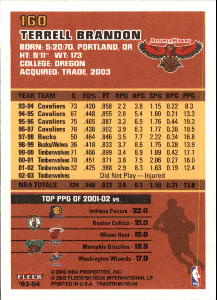 B4153- 2003-04 Fleer Tradition BK Karten + Einsätze -du Pick- 15 + Gratis US - Bild 155 von 248