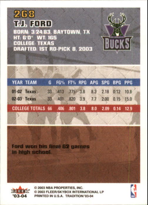 B4153- 2003-04 Fleer Tradition BK Karten + Einsätze -du Pick- 15 + Gratis US - Bild 229 von 248