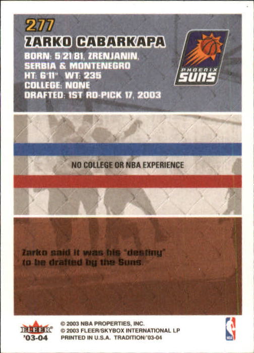 B4153- 2003-04 Fleer Tradition BK Karten + Einsätze -du Pick- 15 + Gratis US - Bild 233 von 248