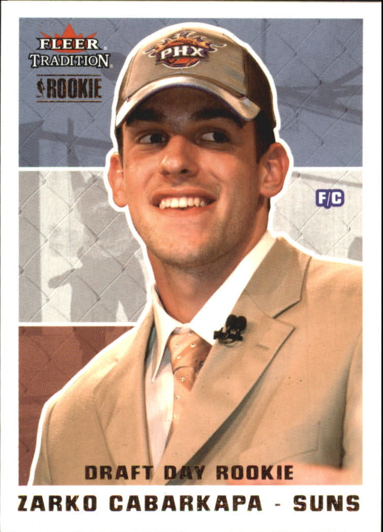2003-04 Fleer Tradition Draft Day Rookie #277 Zarko Cabarkapa