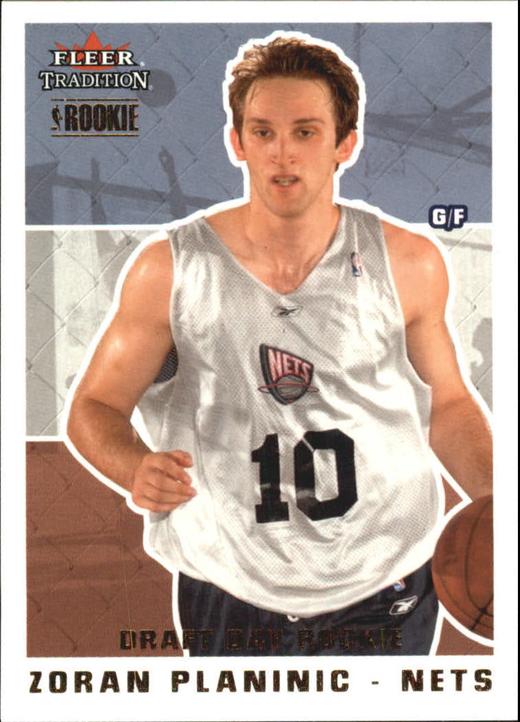 2003-04 Fleer Tradition Draft Day Rookie #282 Zoran Planinic
