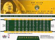 2003-04 Hoops Hot Prospects #7 Ray Allen back image