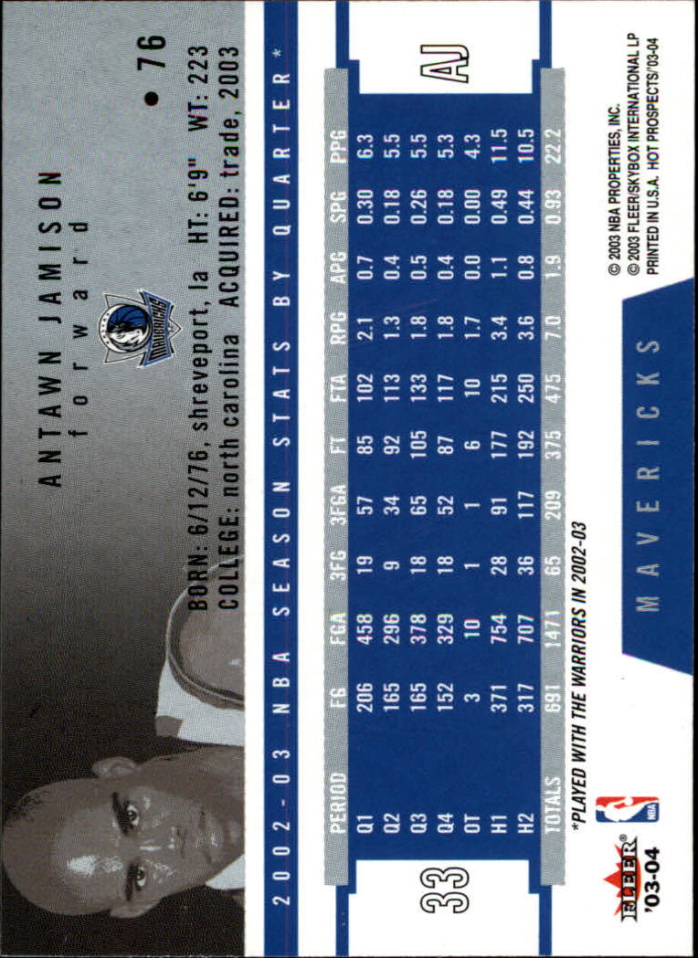 2003/2004 Hoops Hot Prospects Basketball - Picture 149 of 161
