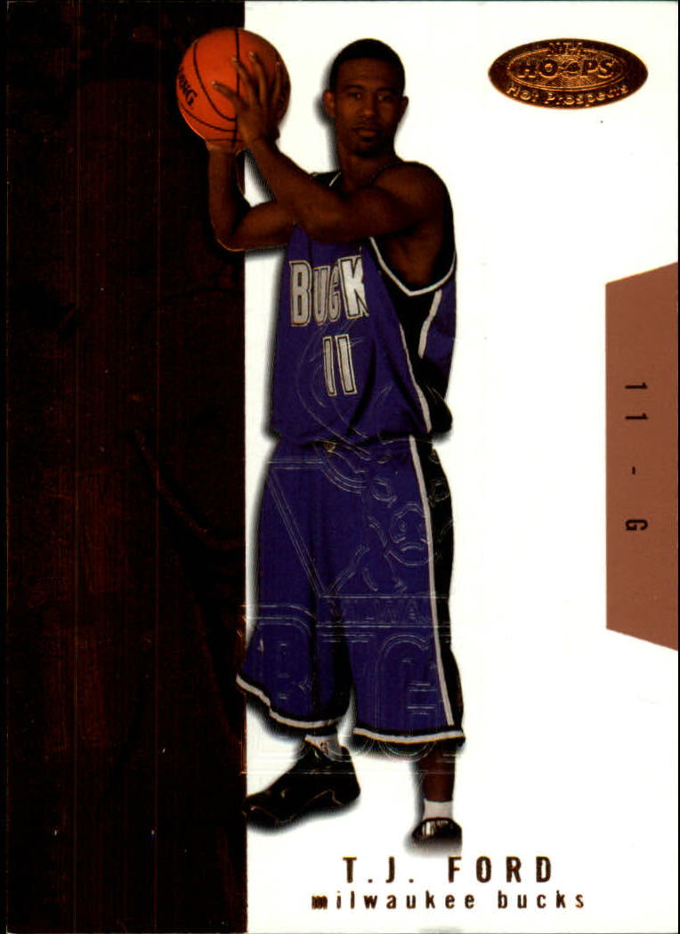 2003-04 Hoops Hot Prospects #113 T.J. Ford RC - NM-MT - Birmingham