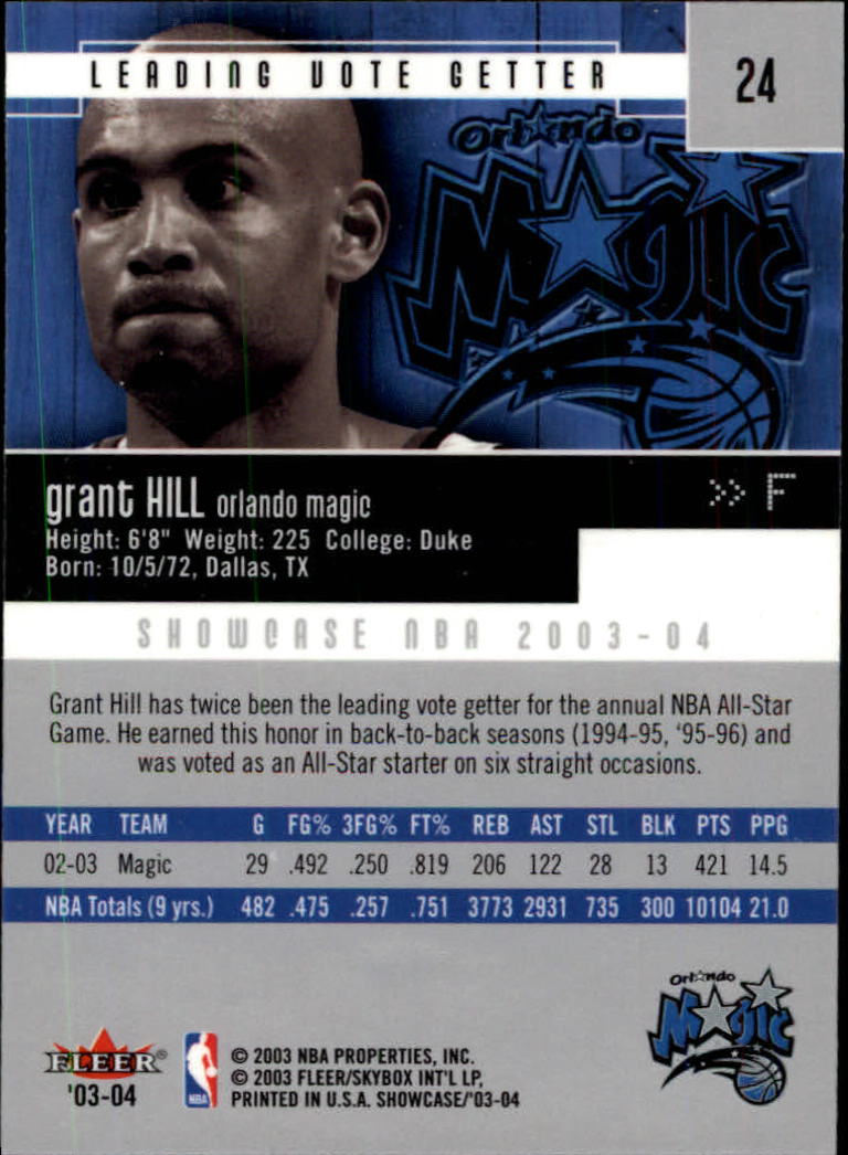 Grant Hill cards (1995-2021) Pistons Magic Clippers Duke - You Choose - Picture 205 of 272