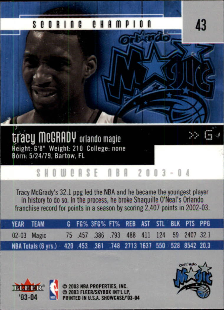 Tracy McGrady cards (1998-2021) Magic Raptors Rockets - You Choose - Picture 149 of 275