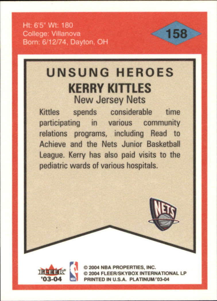 B3755- 2003-04 Fleer Platinum Bk #s 1-200 +Rookies -You Pick- 15+ FREE US SHIP - Picture 285 of 319