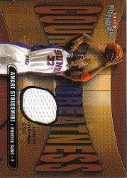 2003-04 Fleer Patchworks Courting Greatness Jerseys #AS Amare Stoudemire
