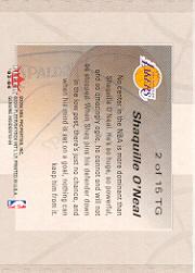 2003-04 Fleer Genuine Insider Tools of the Game #2 Shaquille O'Neal back image