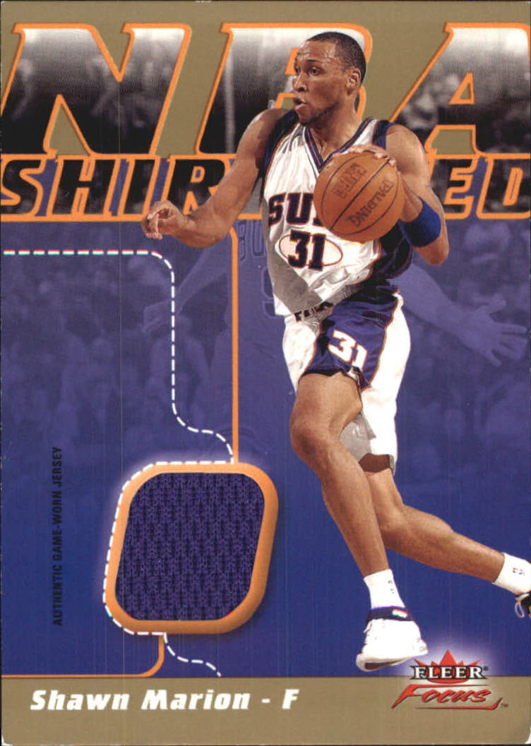 2003-04 Fleer Focus NBA Shirtified Jerseys 150 #NSSM Shawn Marion