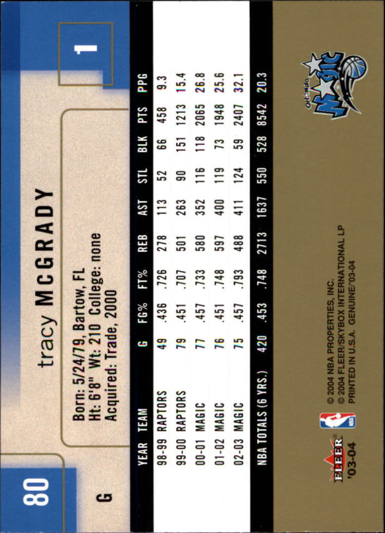 Tracy McGrady cards (1998-2021) Magic Raptors Rockets - You Choose - Picture 145 of 275