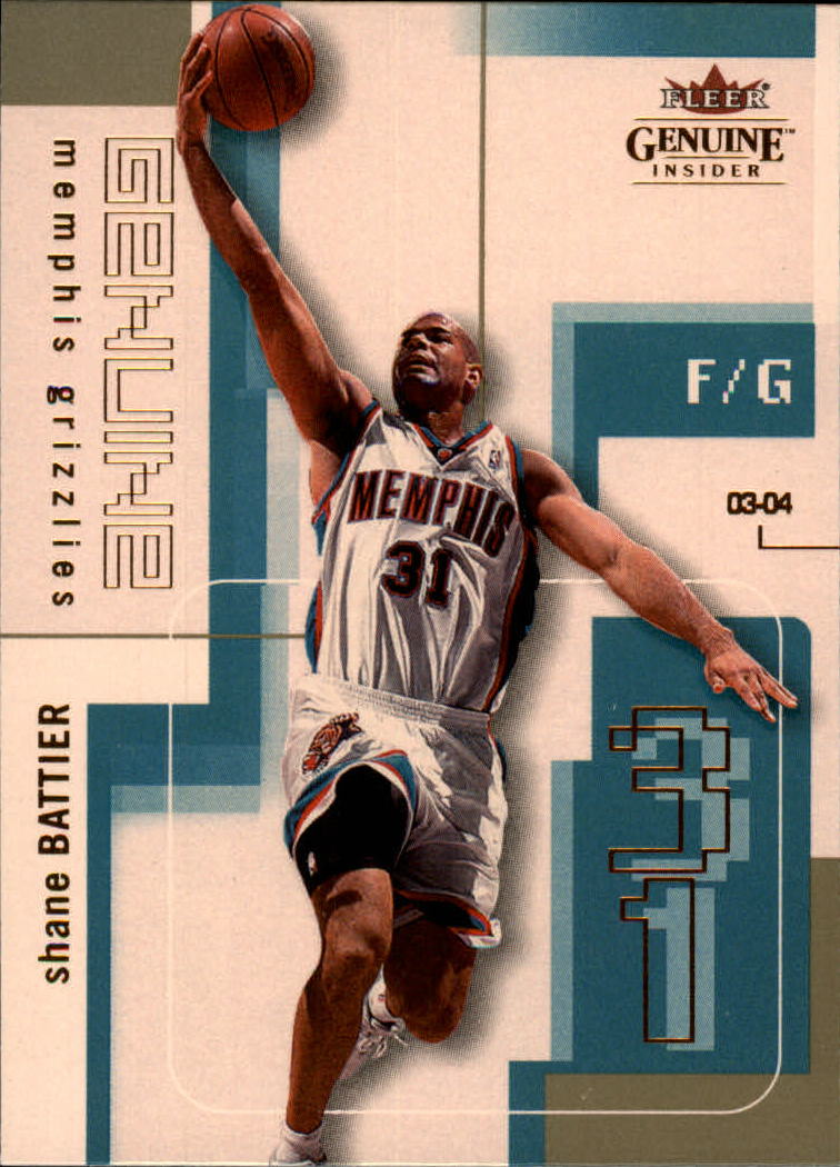 Shane Battier 2003-04 Upper Deck Sweet Shot Signature Shots