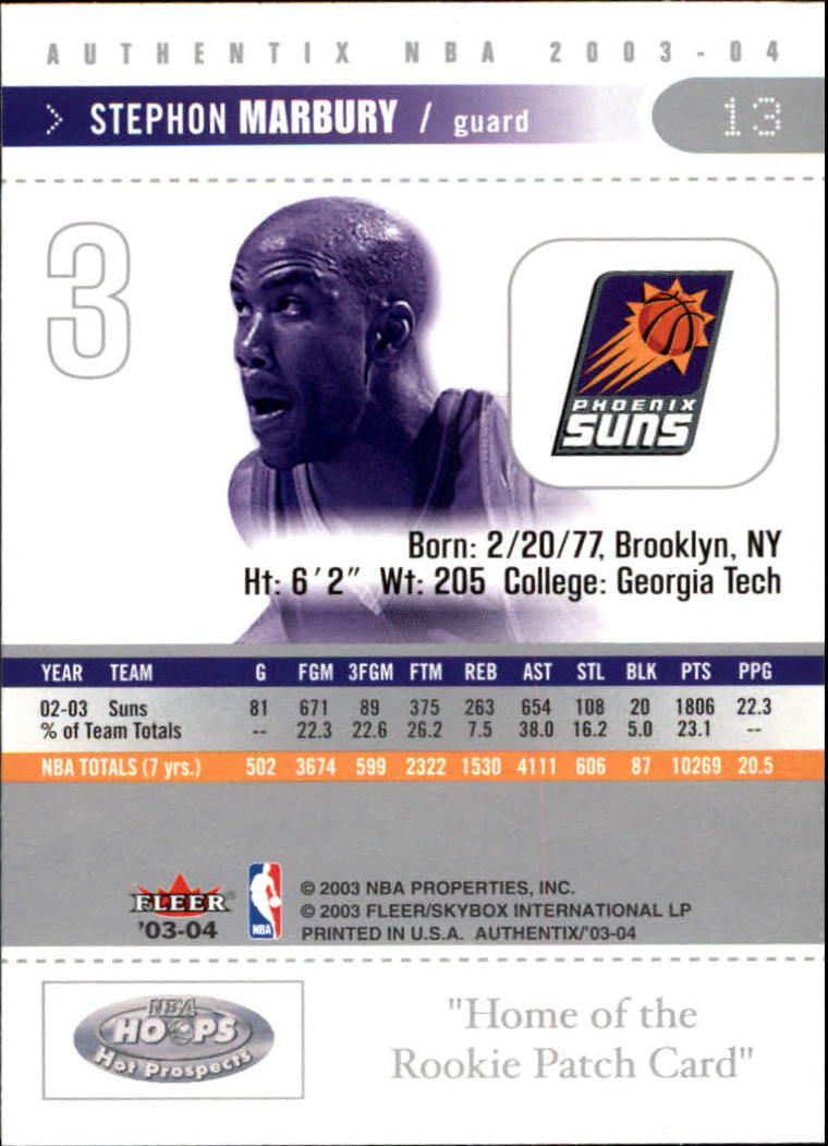 Stephon Marbury cards (1996-2008) Knicks Suns Nets Timberwolves - You Choose - Bild 24 von 40