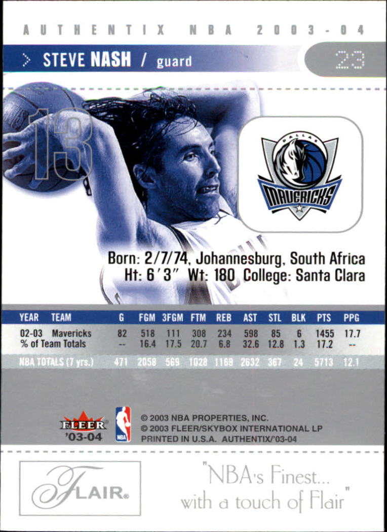Steve Nash cards (1997-2021) Suns Mavericks Lakers - Picture 107 of 305