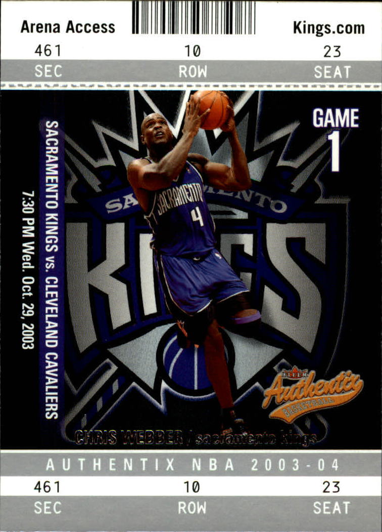 Chris webber cards (1994-2022) Kings Bullets 76ers - You Choose - Picture 194 of 258