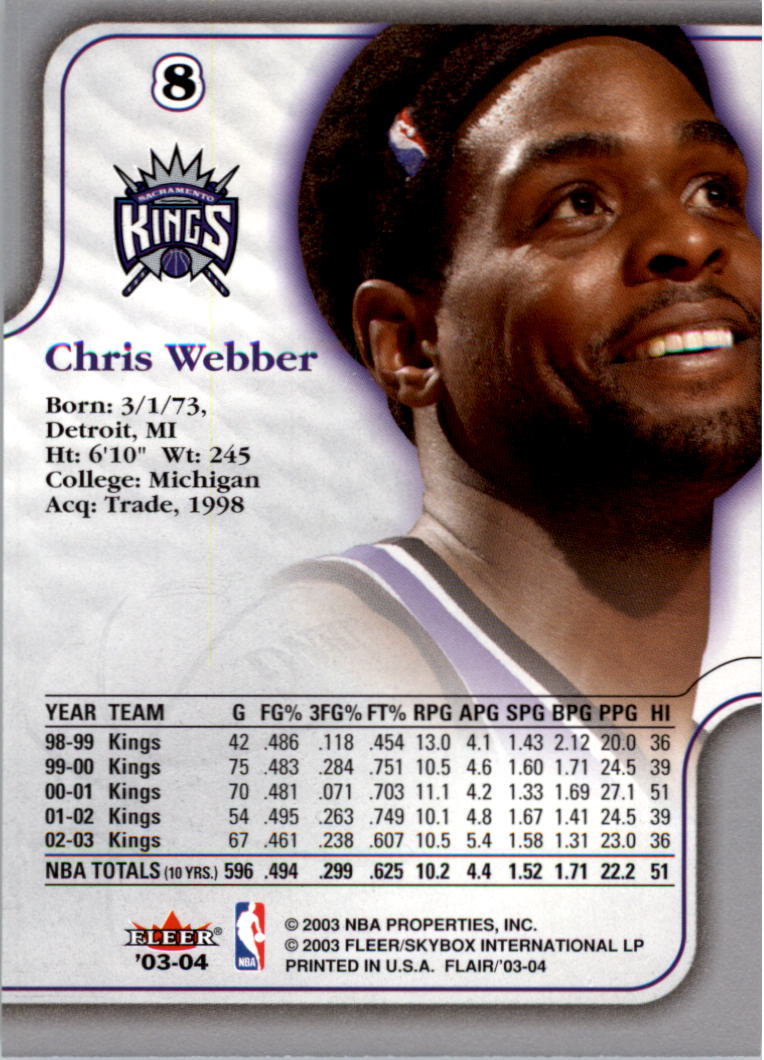 B6849- 2003-04 Flair Basketball Card #s 1-90 -You Pick- 15+ FREE US SHIP - Picture 13 of 129