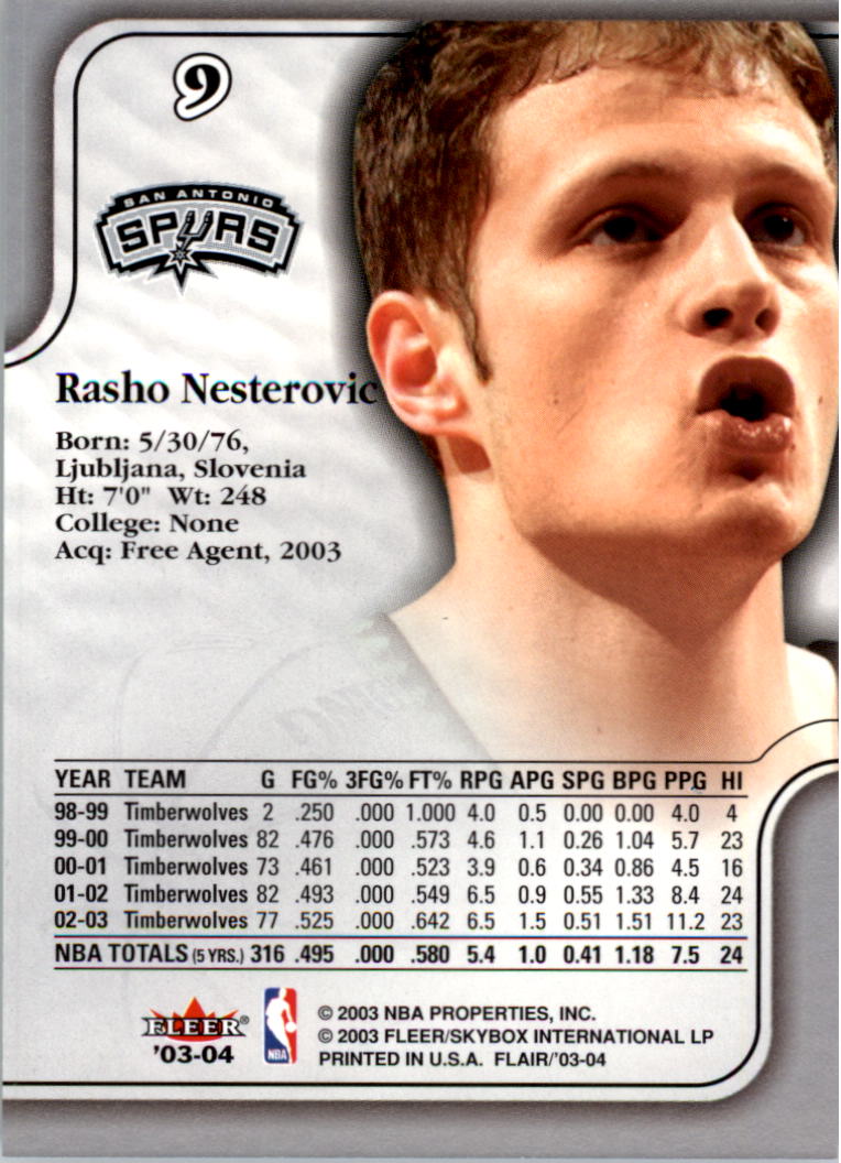 B6849- 2003-04 Flair Basketball Card #s 1-90 -You Pick- 15+ FREE US SHIP - Picture 15 of 129