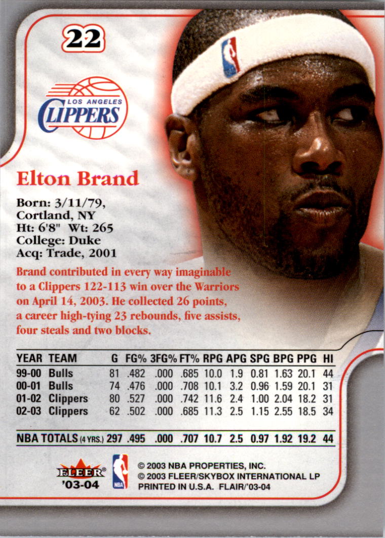 B6849- 2003-04 Flair Basketball Card #s 1-90 -You Pick- 15+ FREE US SHIP - Picture 31 of 129
