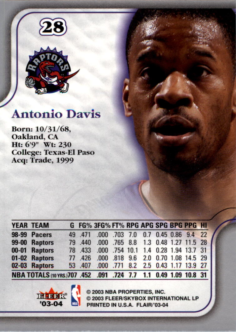 B6849- 2003-04 Flair Basketball Card #s 1-90 -You Pick- 15+ FREE US SHIP - Picture 39 of 129