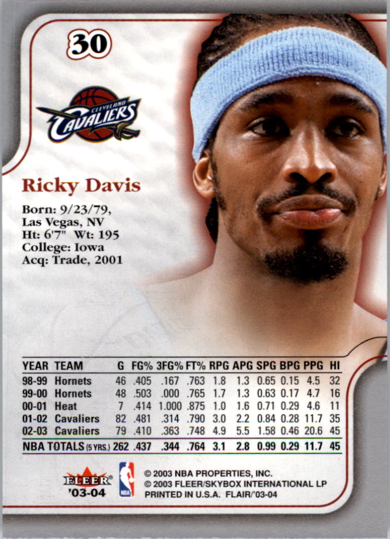 B6849- 2003-04 Flair Basketball Card #s 1-90 -You Pick- 15+ FREE US SHIP - Picture 43 of 129