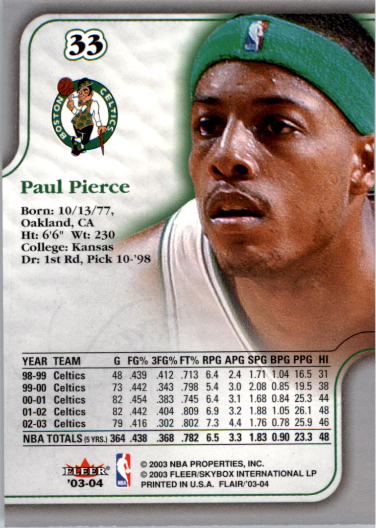 B6849- 2003-04 Flair Basketball Card #s 1-90 -You Pick- 15+ FREE US SHIP - Picture 47 of 129