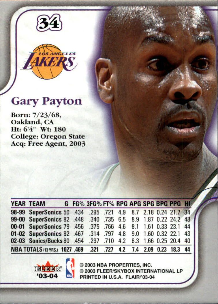 B6849- 2003-04 Flair Basketball Card #s 1-90 -You Pick- 15+ FREE US SHIP - Picture 49 of 129