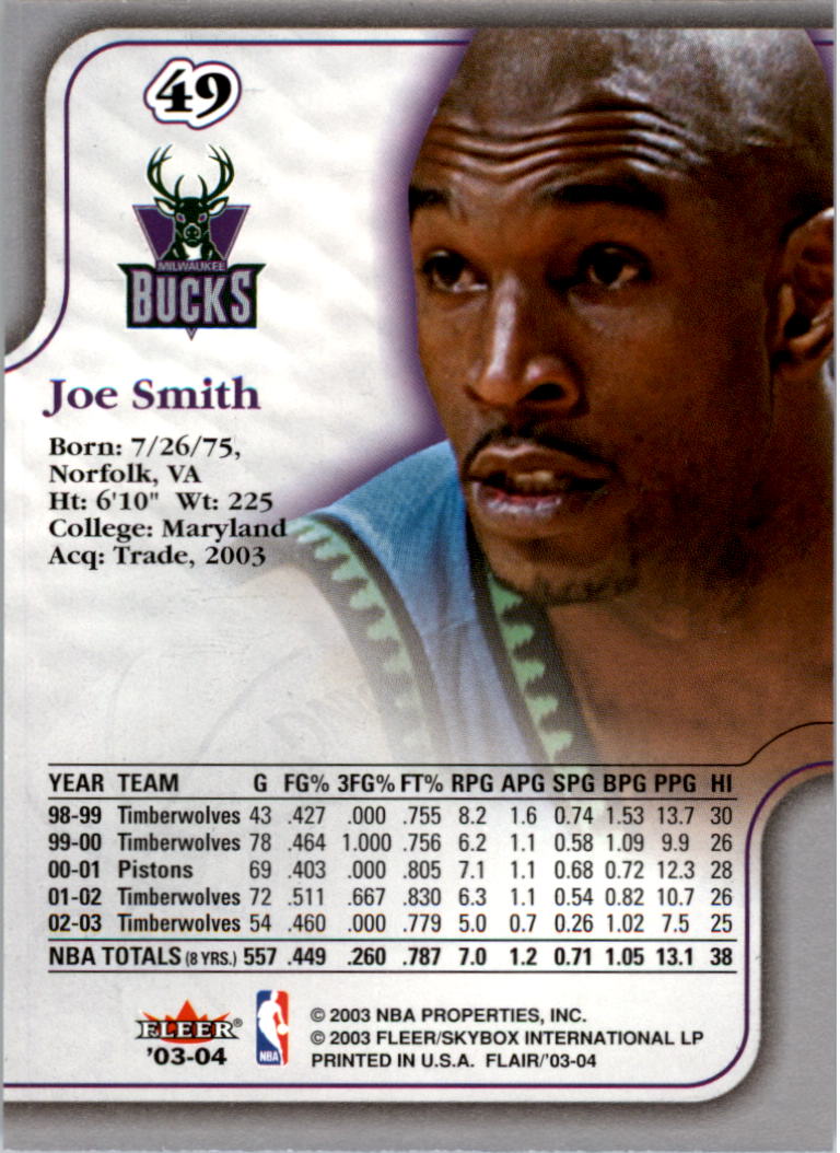 B6849- 2003-04 Flair Basketball Card #s 1-90 -You Pick- 15+ FREE US SHIP - Picture 75 of 129