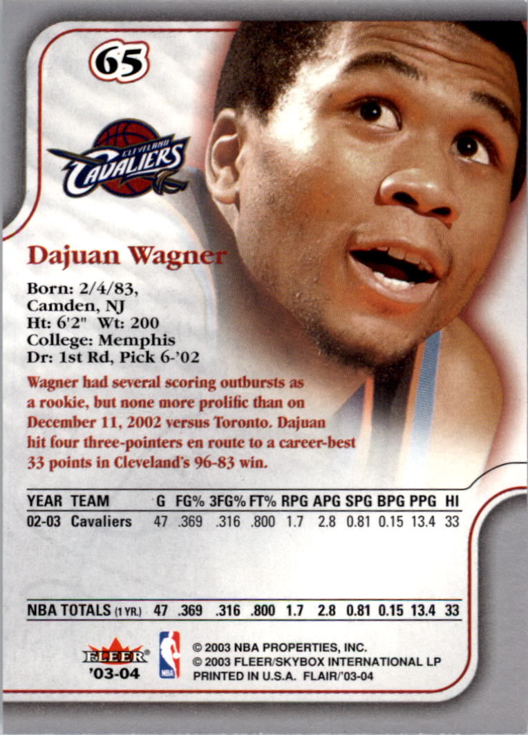 B6849- 2003-04 Flair Basketball Card #s 1-90 -You Pick- 15+ FREE US SHIP - Picture 91 of 129